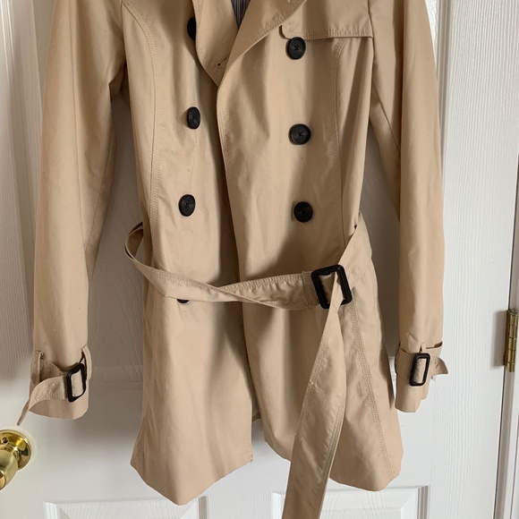 Stradivarius tan trench coat size S - Picture 10 of 14